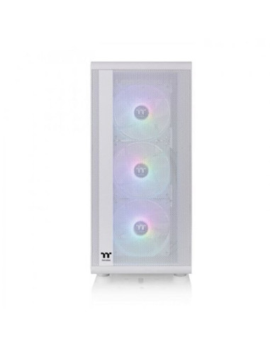 Caja ordenador gaming thermaltake s200 tg argb blanco atx 2 x usb 3.0 3 x 120mm