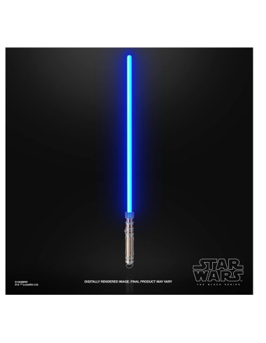 Replica hasbro 1:1 force x sable de luz leia organa black series