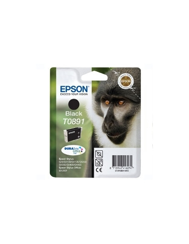 Cartucho tinta epson t0891 negro 3.5ml s20 - sx105 - sx200 - sx205 - sx 405 -  mono