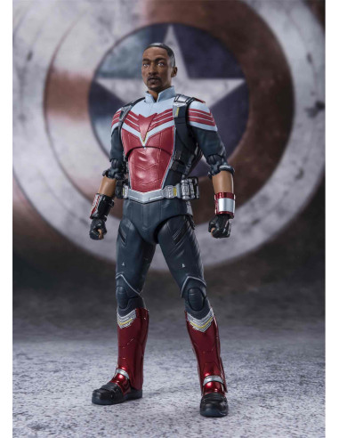 Figura tamashi nations falcon figura marvel the falcon and the winter soldier s.h. figuarts