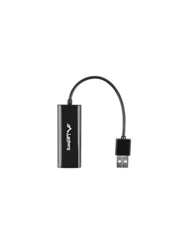 Adaptador usb lanberg 2.0 -  ethernet rj45 100 mb