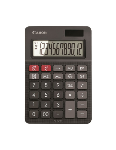 Calculadora canon bolsillo as - 120ii emea dbl - 12 digitos