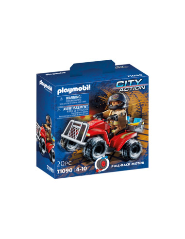 Playmobil bomberos -  speed quad