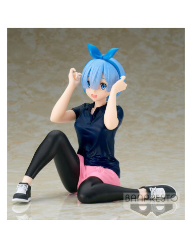 Figura banpresto re zero starting life in another world relax time rem training