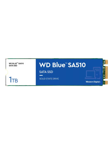 Disco duro interno ssd wd western digital blue sa510 wds100t3b0b 1tb m.2 2280 sata 6gb - s