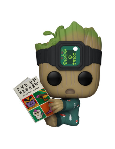 Funko pop marvel guardianes de la galaxia groot en pijama con libro 70651