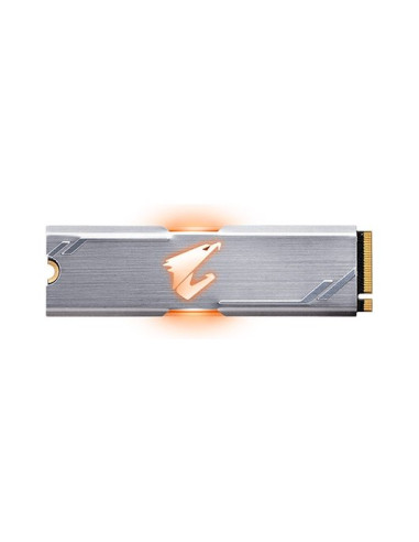 Disco duro interno ssd gigabyte aorus 512gb m.2 pci - e 3.0 3d tcl rgb