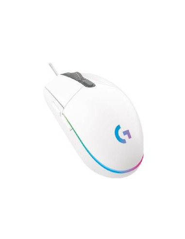 Mouse raton logitech g102 lightsync blanco gaming 8.000 dpi 6 botones