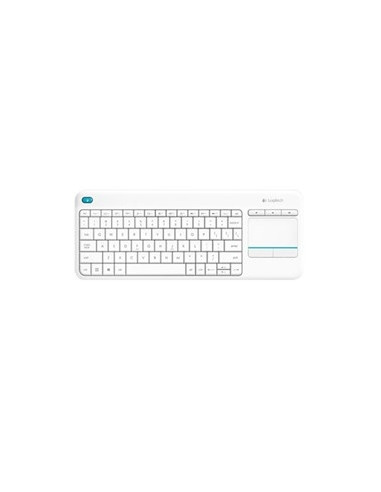 Teclado logitech k400 plus touch keyboard blanco wireles