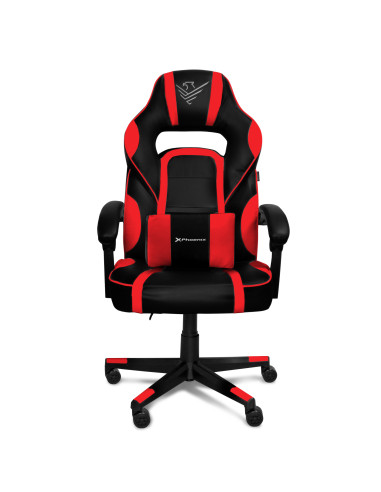 Silla gaming phoenix trophy cuero pu roja