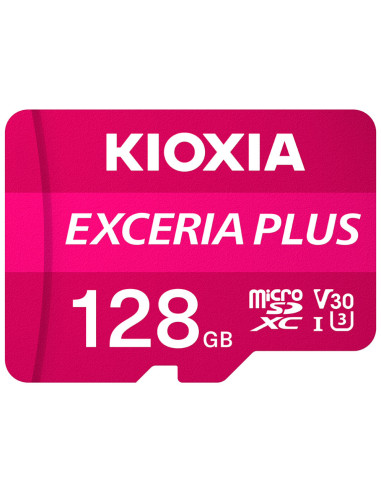 Tarjeta micro sd kioxia 128gb exceria plus uhs - i c10 r98 con adaptador