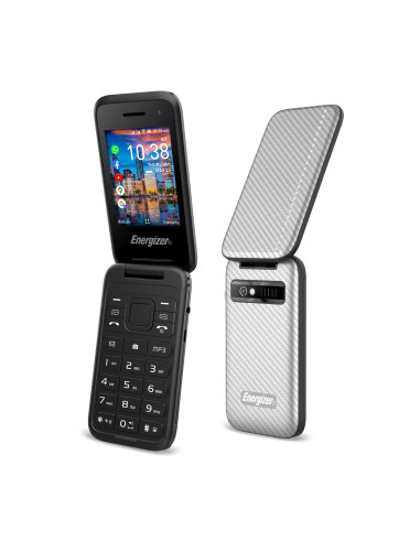 Telefono movil energizer e282scd - 4g - 2.8pulgadas - diamond silver eu - plateado