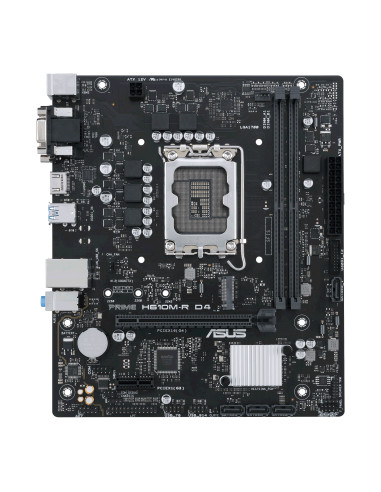 Placa base asus intel prime h610m - r d4 m - atx -  2x ddr4 -  4x sata3 -  2x usb 3.2 -  2x usb 2.0 90mb1b40 - m0ecy0