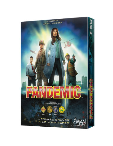 Juego de mesa asmodee pandemic pegi 8