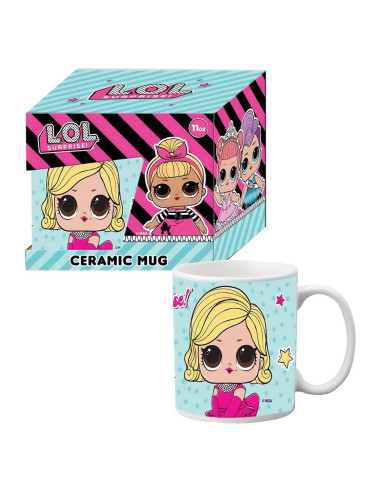 Taza gb eye lol surprise ceramica en caja de regalo