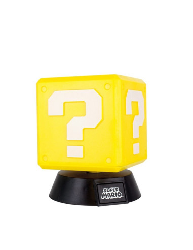 Lampara 3d paladone nintendo super mario question block