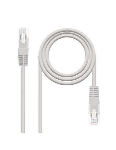 Latiguillo cable red utp cat6 rj45 nanocable 15m gris