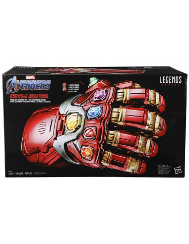 Replica marvel guantelete del infinito iron man power con las gemas del infinito legends series