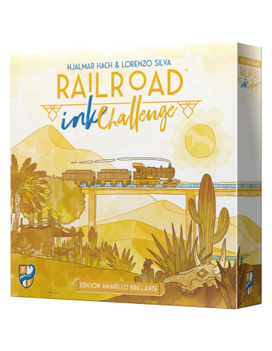 Juego de mesa railroad ink: edicion amarilla pegi 8