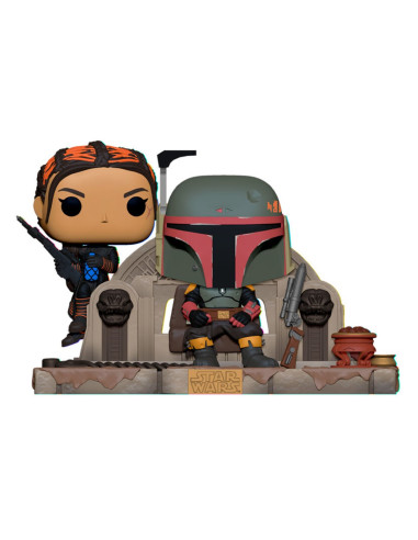 Funko pop moment star wars the mandalorian boba fett & fennec shand 58391