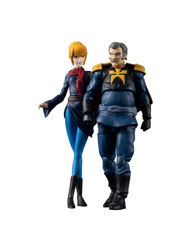 Figuras megahouse g.m.g mobilesuit gundam principality of zeon army 07 ramba ral & crowley hamon