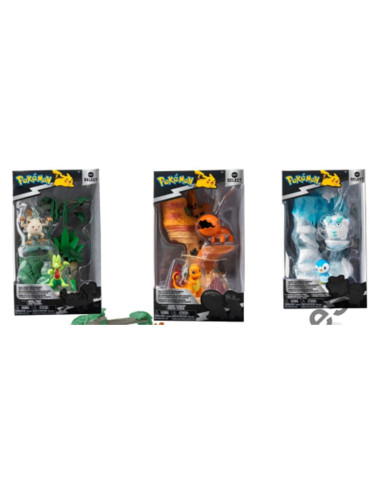 Pack pokemon mini mundos + 2 figuras mundos aleatorios