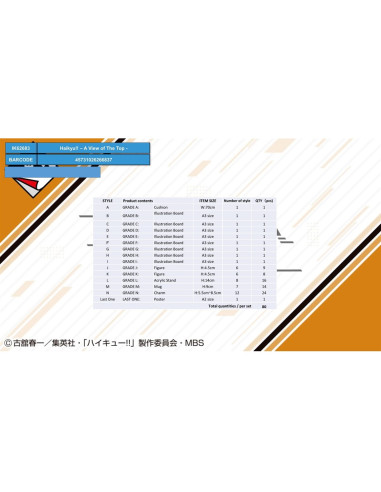 Ichiban kuji banpresto haikyu!! a view of the top lote 80 articulos