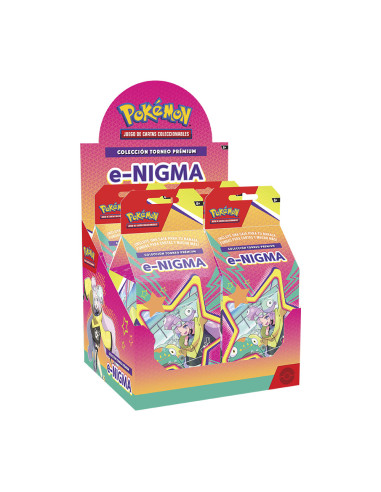 Juego de cartas pokemon tcg colección torneo premium e - nigma español