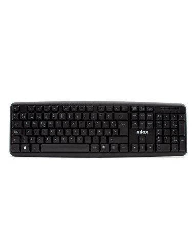 Teclado nilox usb negro