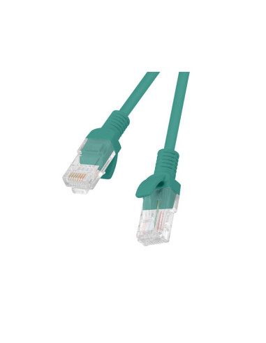 Latiguillo rj45 lanberg cat.6 utp 0.50m fluke passed verde