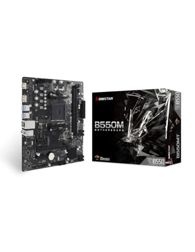 Placa base biostar am4 b550mt m - atx ddr4