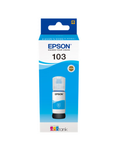 Cartucho ecotank epson 103 cian ink botella para l3110 -  l3150 -  l3111 -  l3151