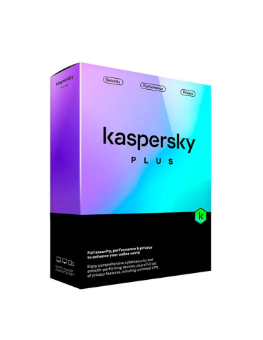 Antivirus kaspersky plus 5 dispositivos 1 año en caja