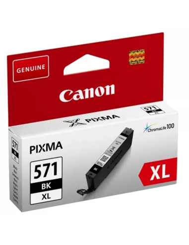 Cartucho tinta canon cli - 571bk xl negro  mg5751 mg6851 mg7750