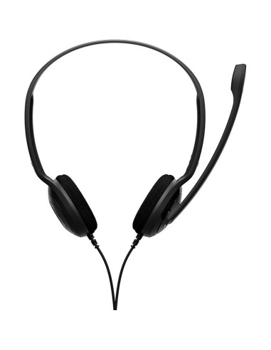 Auriculares epos sennheiser pc 5 chat jack 3.5mm microfono negro