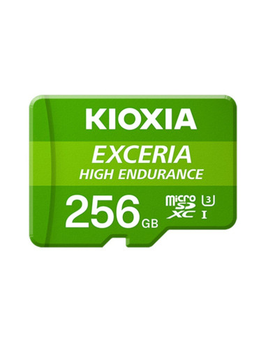 Tarjeta micro sd kioxia 256gb exceria high endurance uhs - i c10 r98 con adaptador