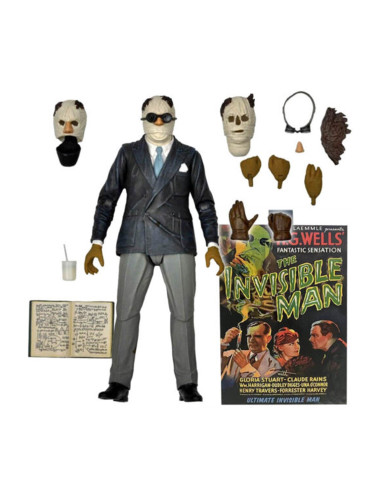 Figura neca universal monster scale action ultimate invisible man