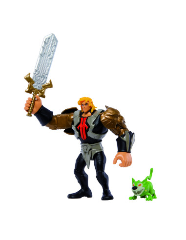 Figura mattel masters of the universe he - man con accesorios