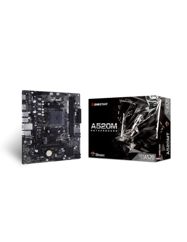 Placa base biostar am4 a520mt m - atx ddr4