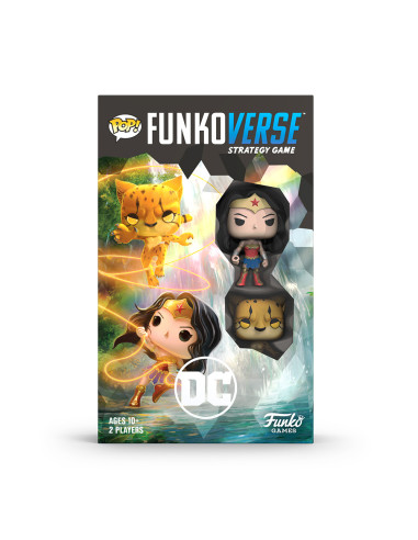 Juego de mesa funkoverse dc edicion 102 wonder woman & cheetah ingles