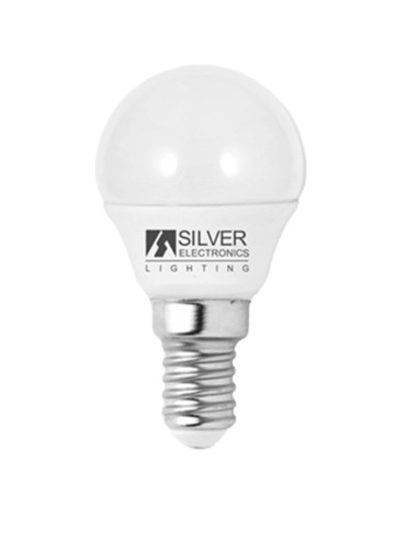 Bombilla led silver electronic eco esferica 5w35w -  e14 -  3000k -  436 lm -  160º -  luz calida -  a+