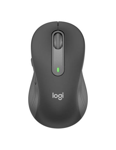 Mouse raton logitech m650 for business grande wireless inalambrico grafito