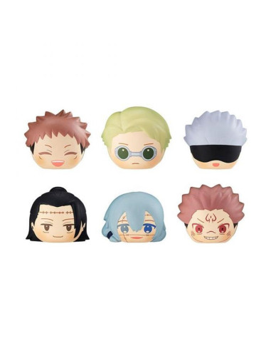 Pack 6 figuras antiestres megahouse jujutsu kaisen gekijouban squeeze bread