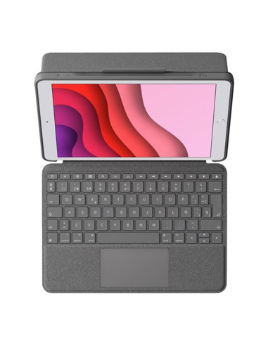 Funda logitec combo touch con teclado para apple 10.2pulgadas (7ª y 8ª generacion)