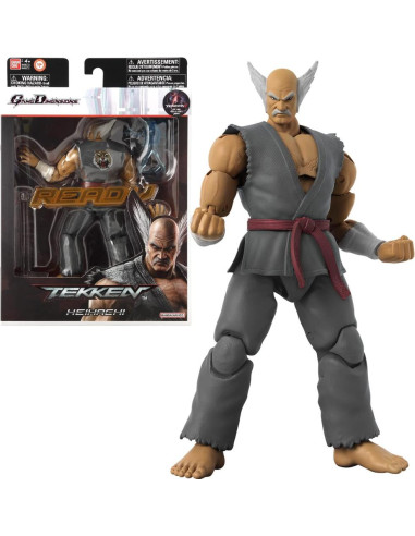 Figura bandai game dimensions tekken heihachi