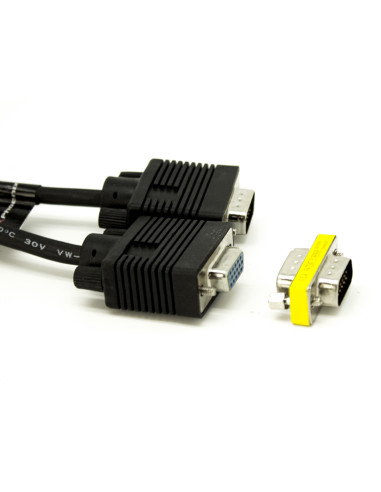 Cable svga d - sub15 de 5 m - m - h con adaptador m - m