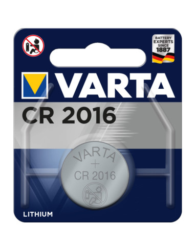 Blister pilas varta litio boton cr 2016 3v