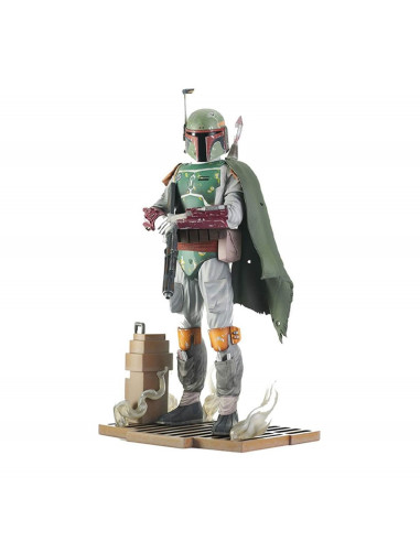 Figura diamond select toys star wars milestones return of the jedi boba fett escala 1 - 6 edicion limitada