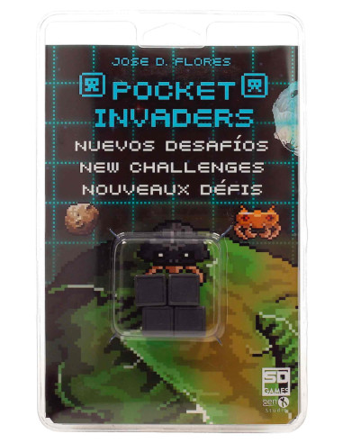 Juego de mesa pocket invaders tercera edicion nuevos desafios pegi 8