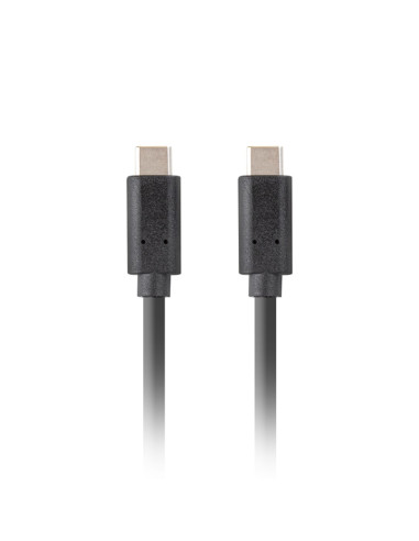 Cable usb tipo c lanberg 1.8m - macho - macho - negro